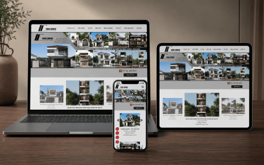 Dự án Thiết kế Website Kiến trúc Cool House | SASS Agency